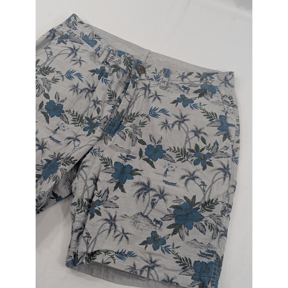 Reyn Spooner reversible‎ Hawaiian Floral Cotton beach board shorts Mens 34